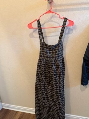 Melrose and Market Black and Cream Patterned Maxi Dress